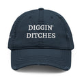 Diggin' Ditches | 2 Kings 3:16 - Embroidered Distressed Dad Hat