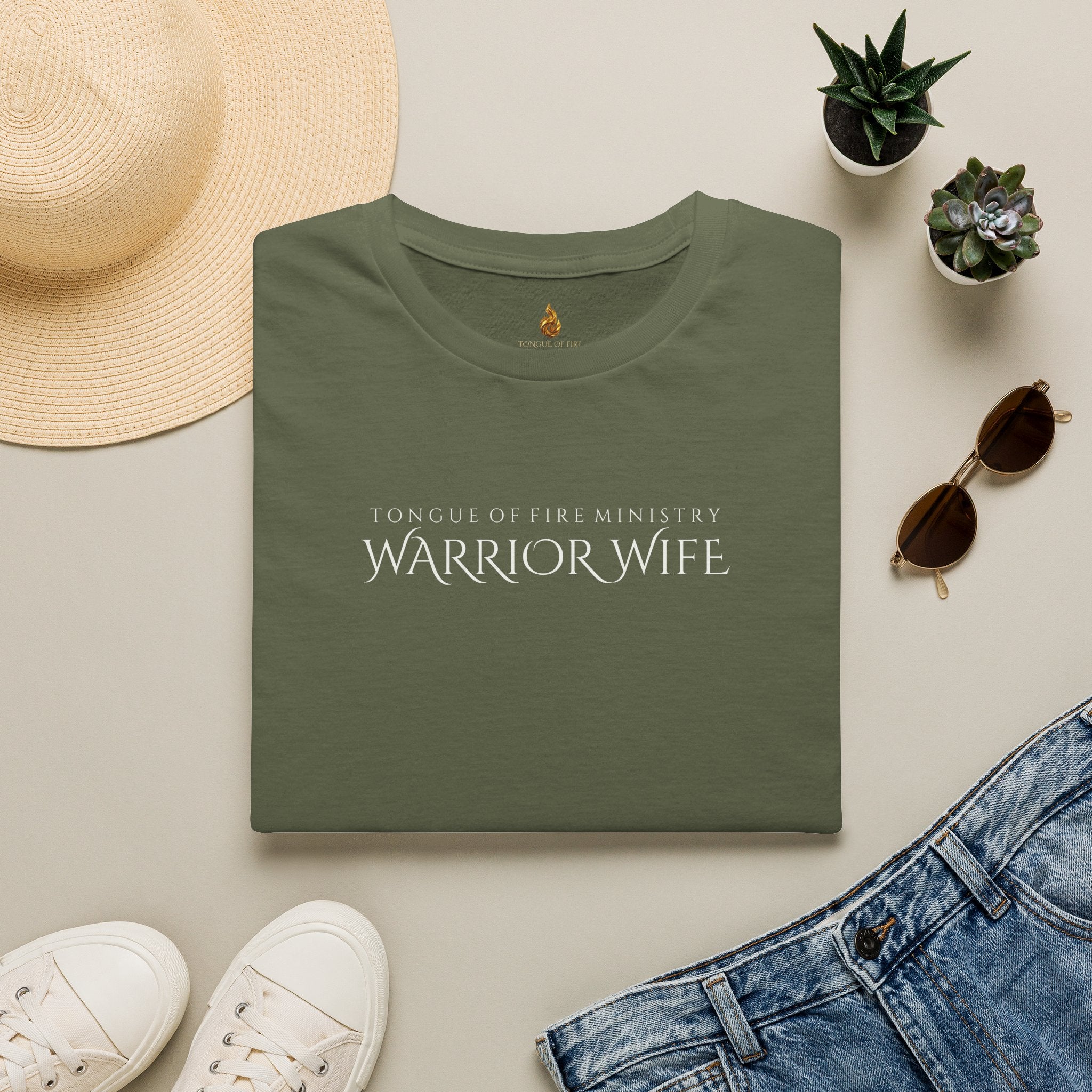 Warrior Wife (Genisis 2:18) | Tongue of Fire Ministry T-Shirt