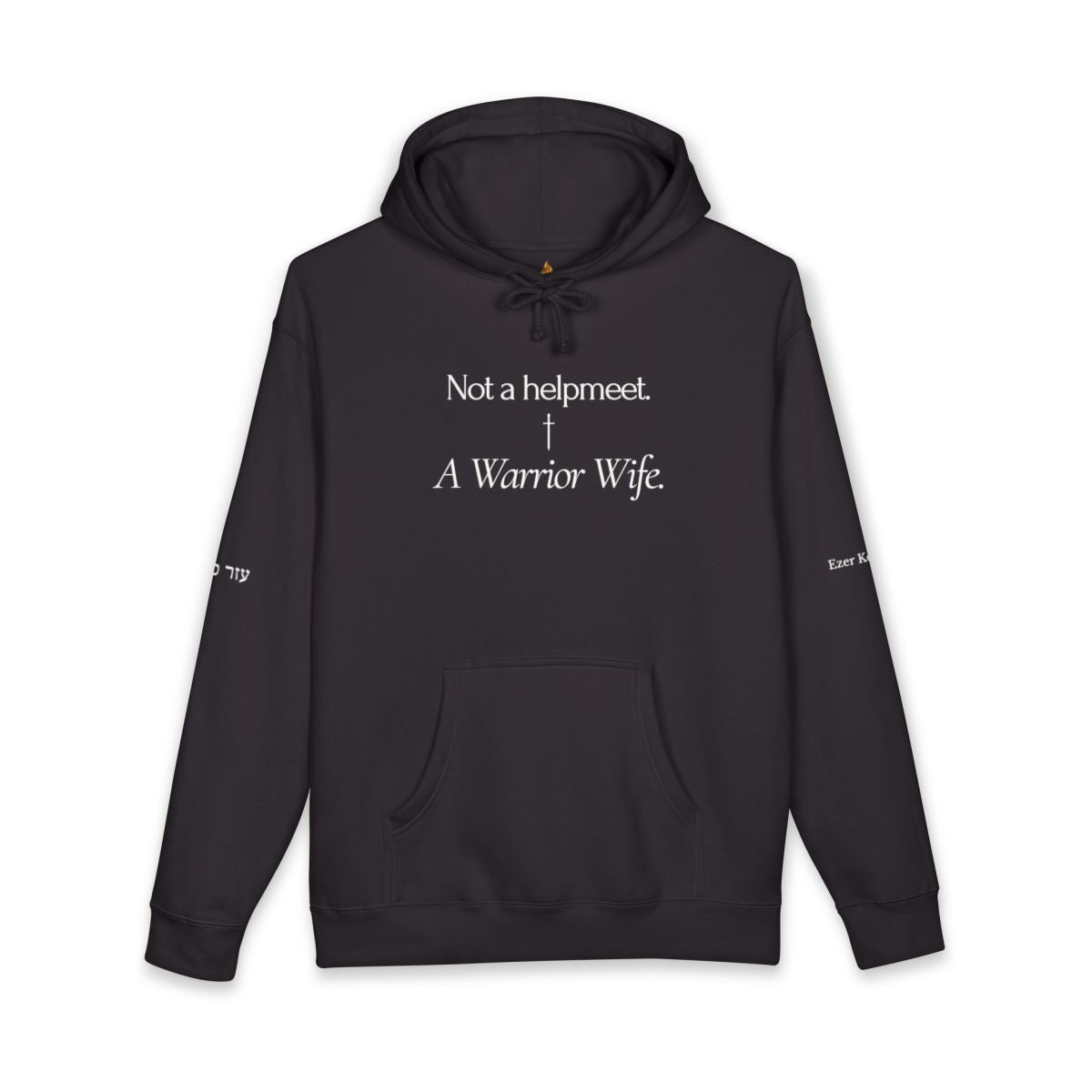 Warrior Wife Hoodie - White Font