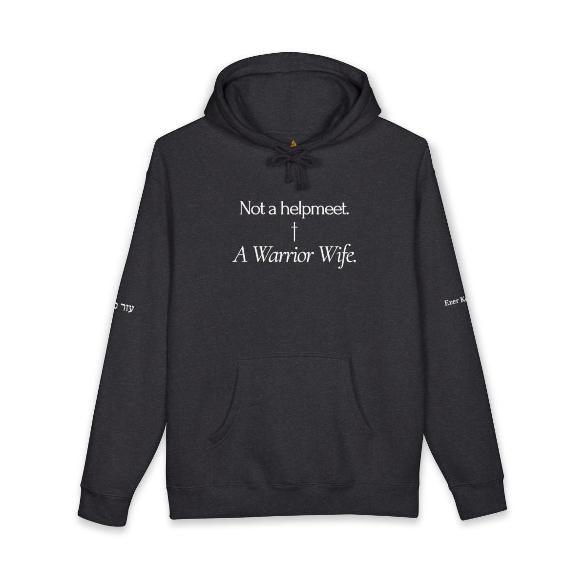 Warrior Wife Hoodie - White Font
