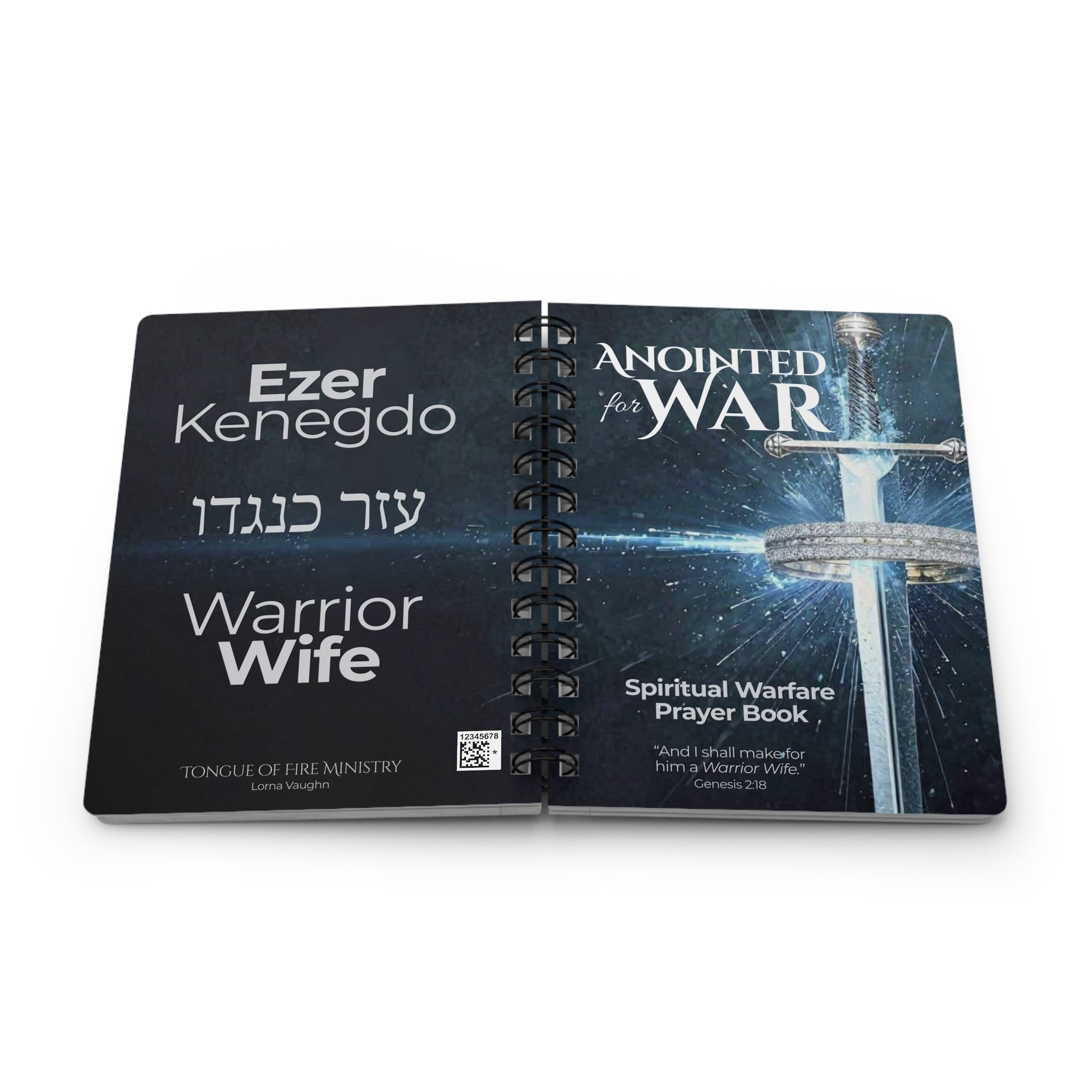 Anointed for War Spiral Bound Journal | Spiritual Warfare Prayer Book