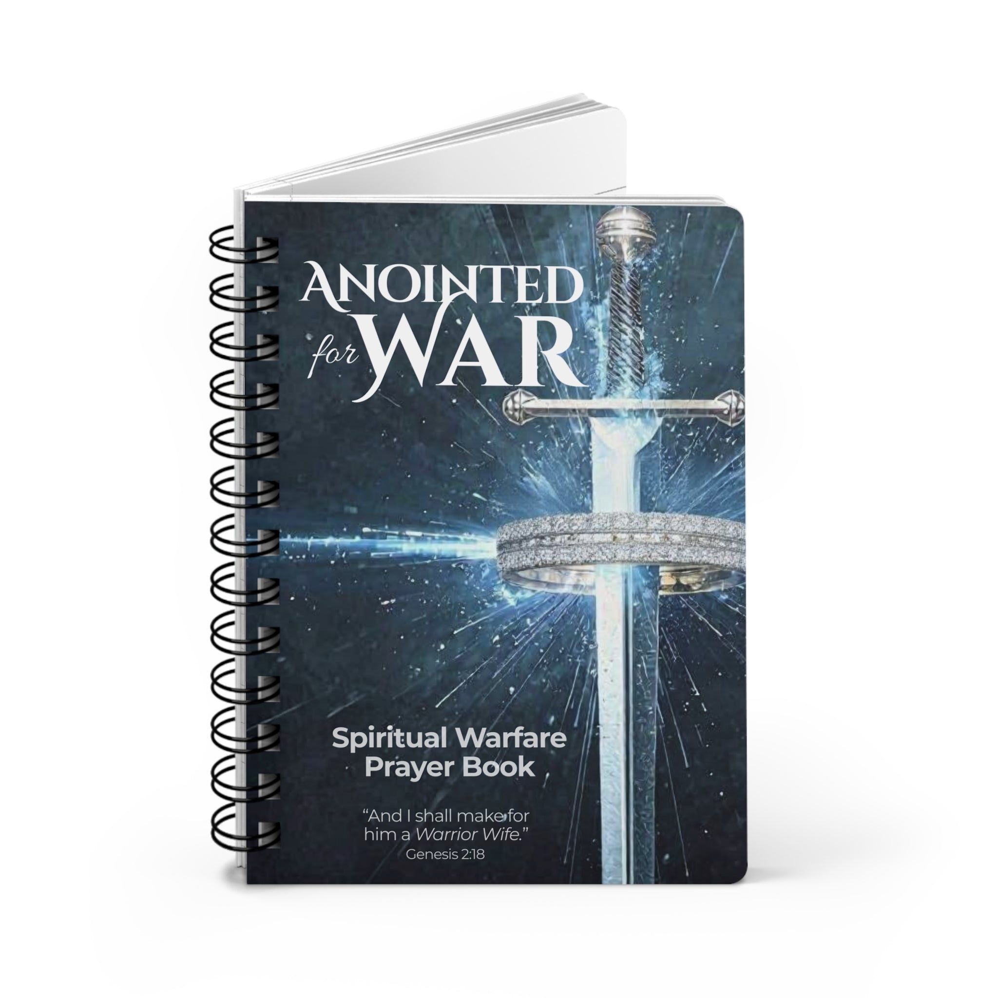 Anointed for War Spiral Bound Journal | Spiritual Warfare Prayer Book