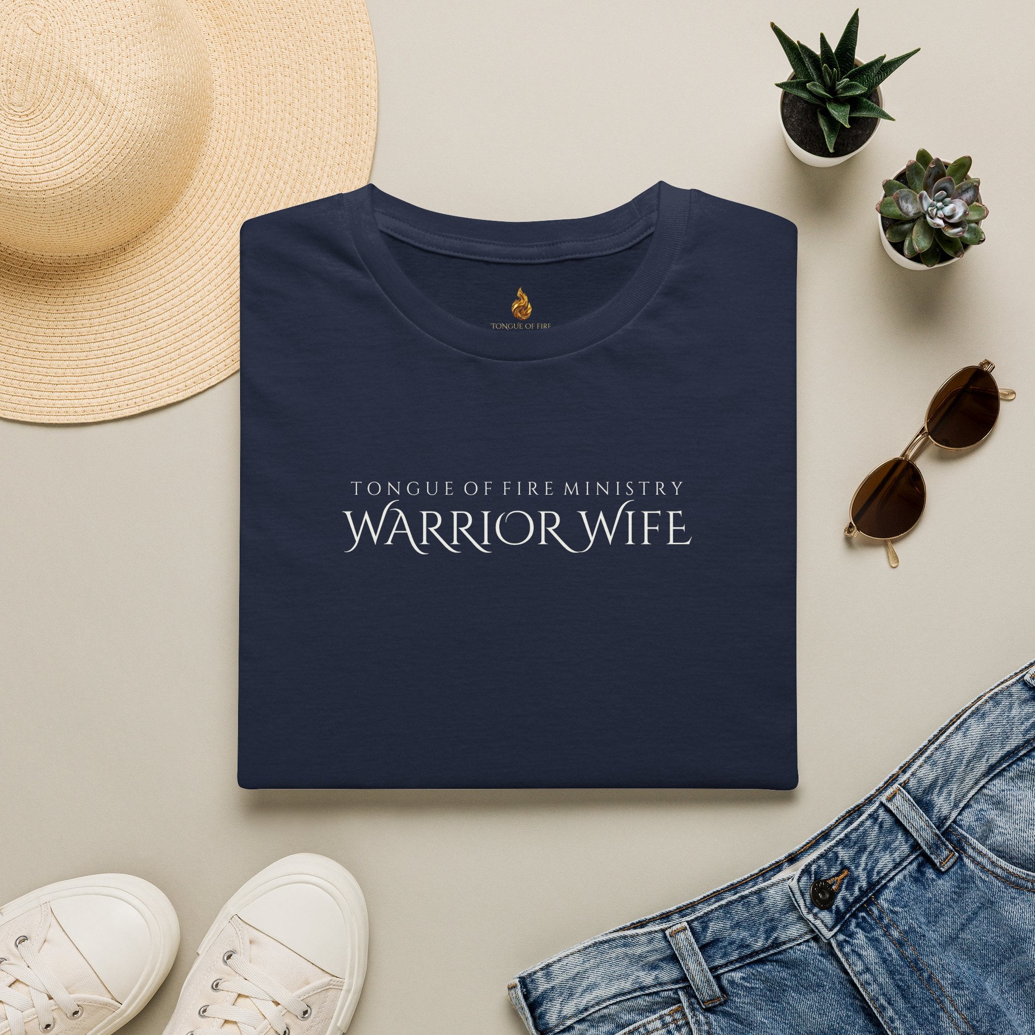 Warrior Wife (Genisis 2:18) | Tongue of Fire Ministry T-Shirt