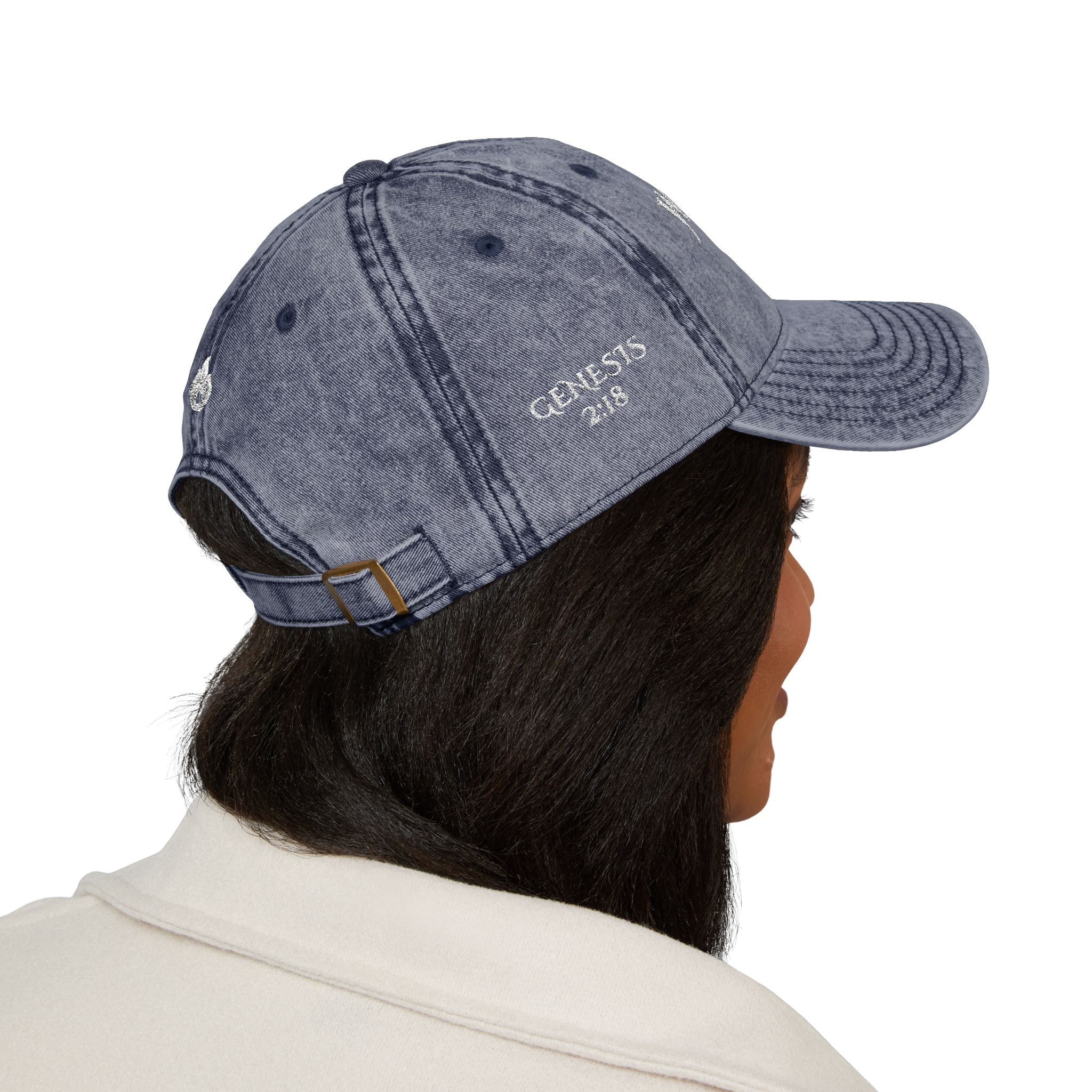 Warrior Wife | Genesis 2:18 Vintage Embroidered Cap