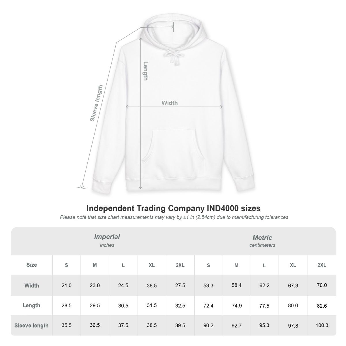 #WeirdlyWired by God Watchman Hoodie White Font