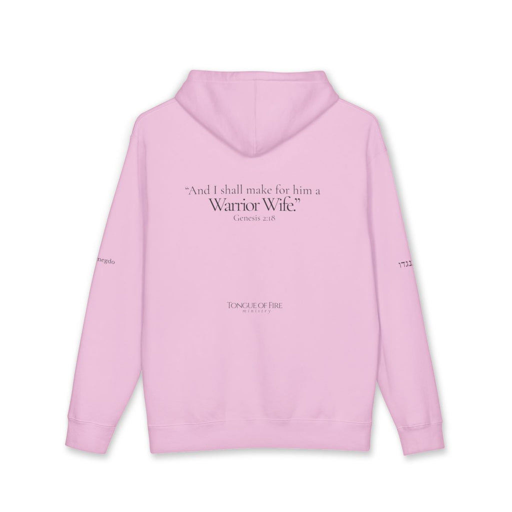 Warrior Wife Hoodie - Black Font