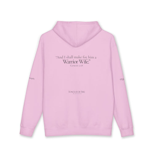 Warrior Wife Hoodie - Black Font