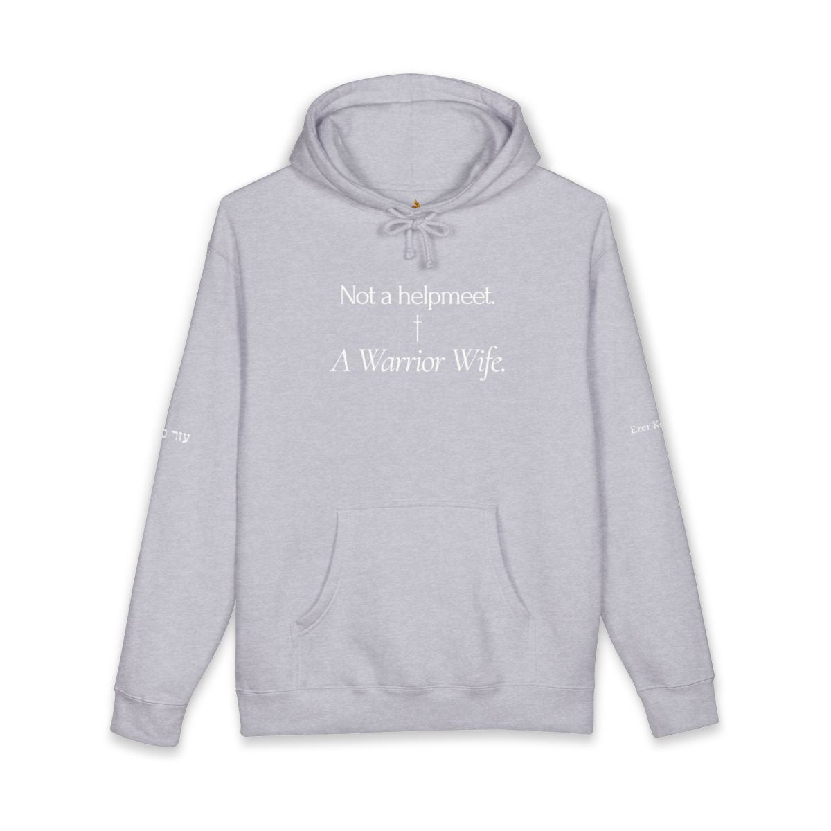 Warrior Wife Hoodie - White Font