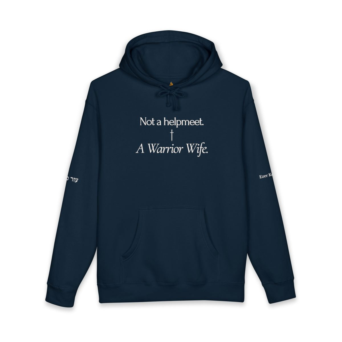 Warrior Wife Hoodie - White Font