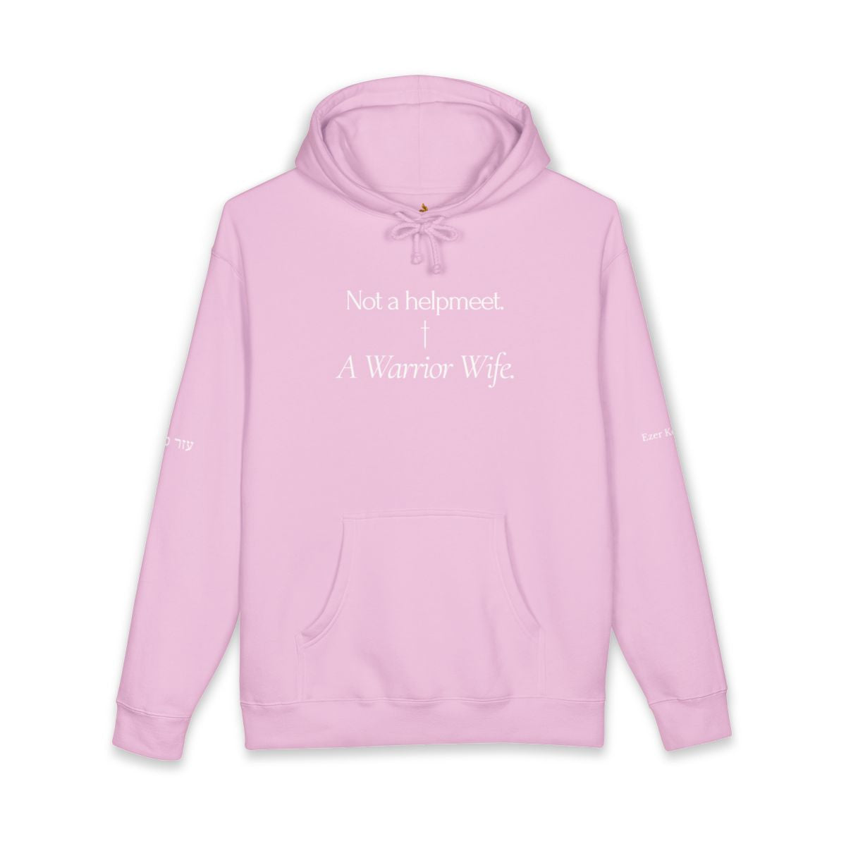 Warrior Wife Hoodie - White Font