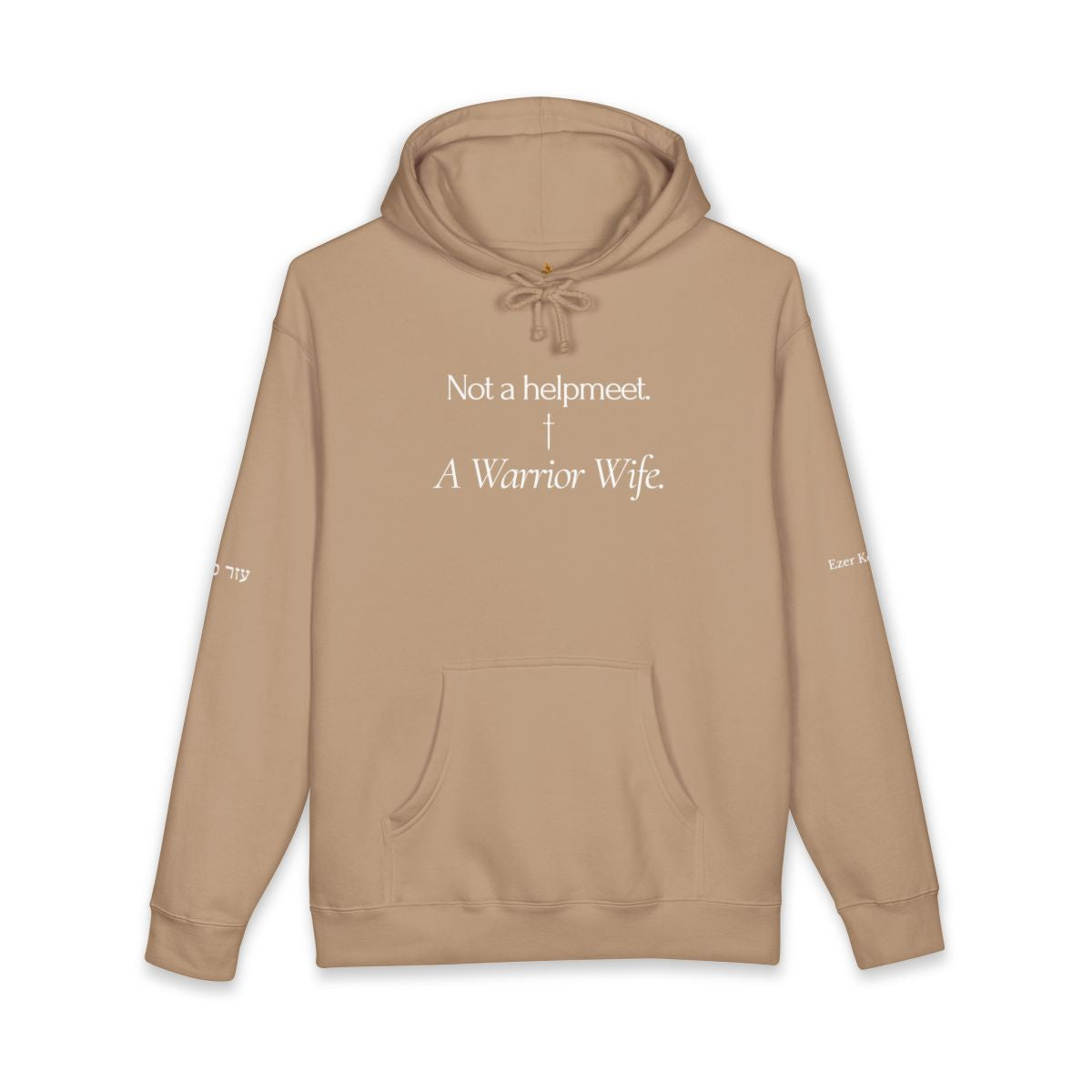 Warrior Wife Hoodie - White Font